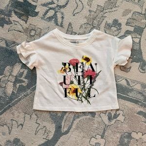 Crazy 8 Flutter Sleeve T-shirt